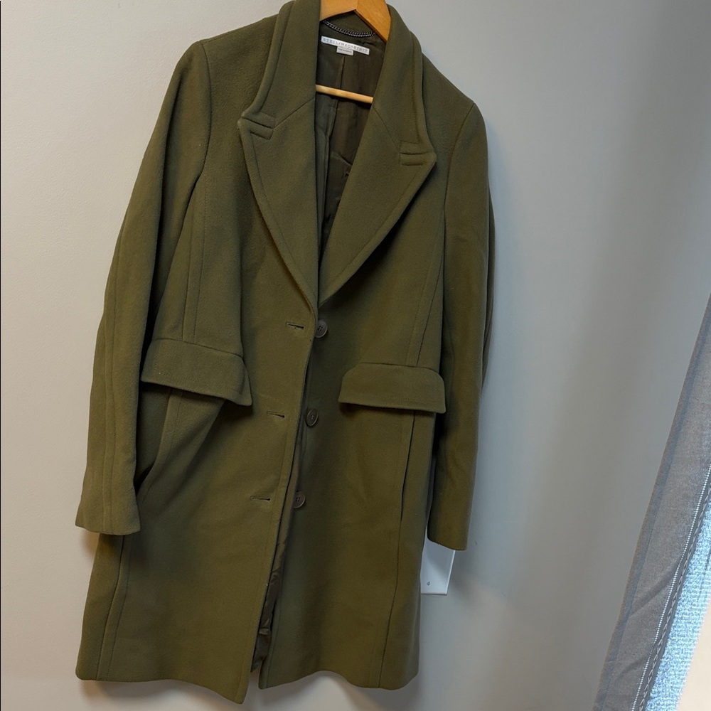 Stella McCartney Olive Green Women's Coat
